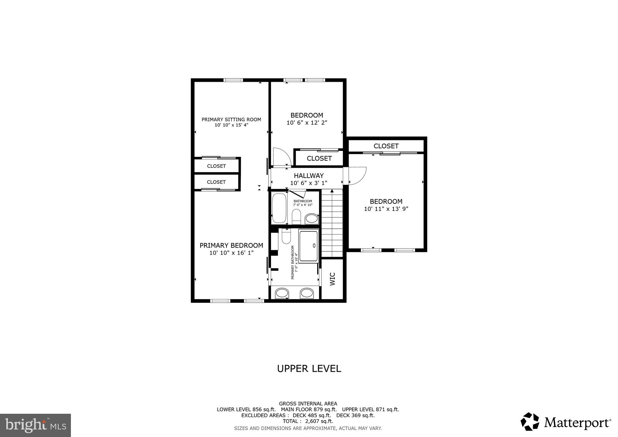 2128 Golf Course Drive Reston, VA 20191 - Photo 104 of 105 Upper Level Floor plan