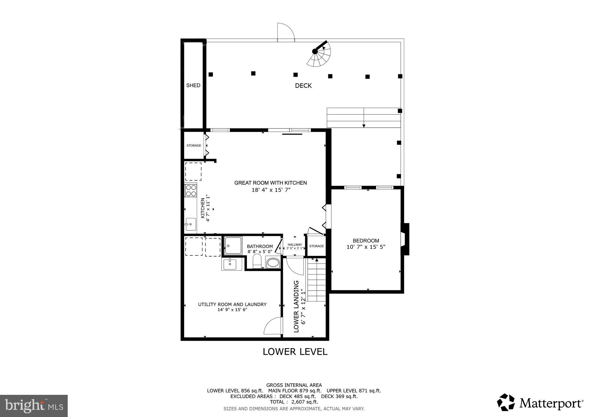 2128 Golf Course Drive Reston, VA 20191 - Photo 105 of 105 Lower Level Floor Plan