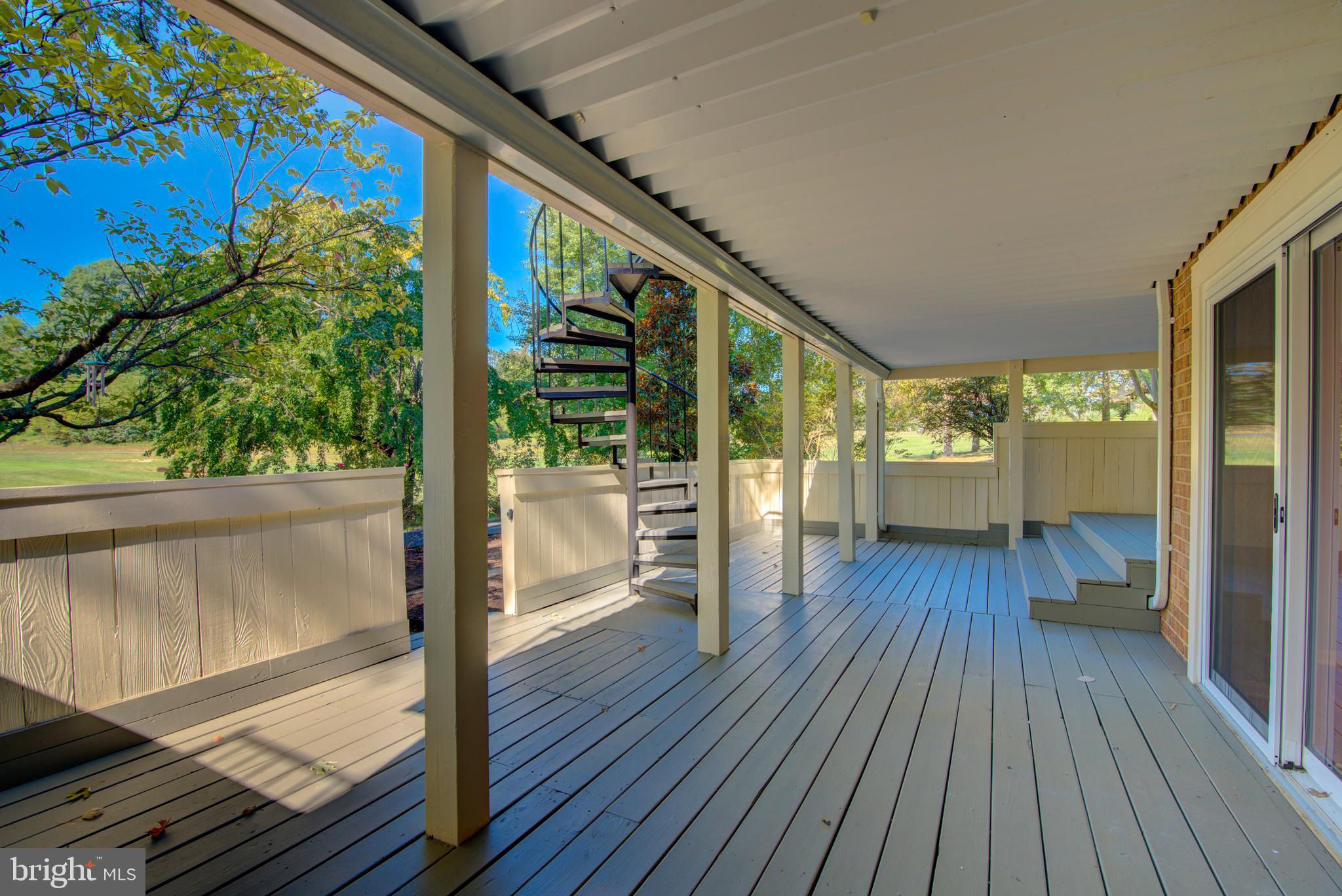 2128 Golf Course Drive Reston, VA 20191 - Photo 69 of 105 Lower level covered deck and raised patio