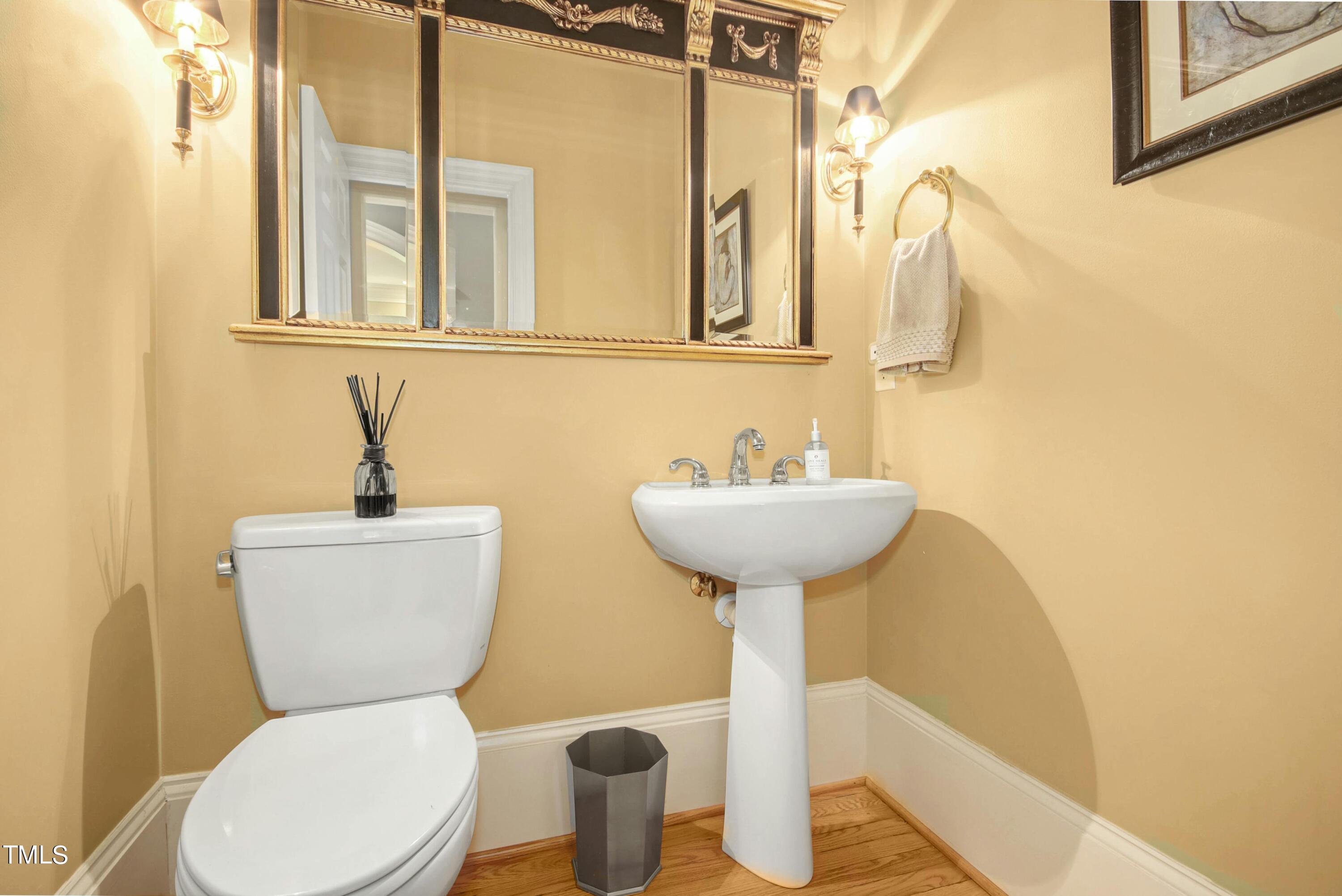 212 West Barbee Chapel Road Chapel Hill, NC 27517 - Photo 31 of 75 a bathroom with a sink and mirror