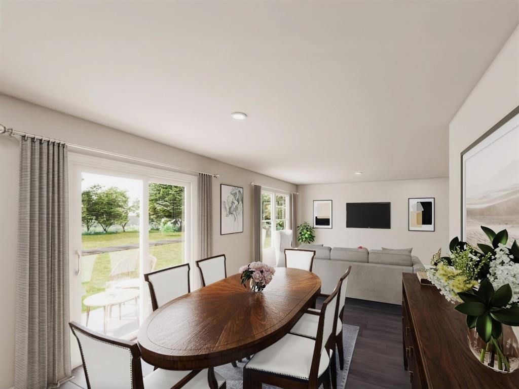 302 Paschal Road Mabank, TX 75147 - Photo 8 of 18 Dining area with recessed lighting and dark wood-style floors