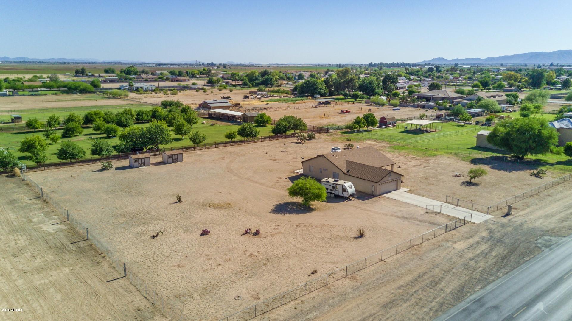 12545 West Varney Road El Mirage, AZ 85335 - Photo 20 of 25 horse property drone veiw