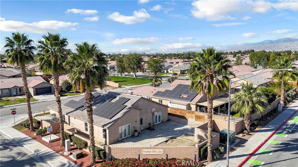 48734 Chichen Itza Road Coachella, CA 92236 - Photo 16 of 18 an aerial view of residential houses with outdoor space and street view