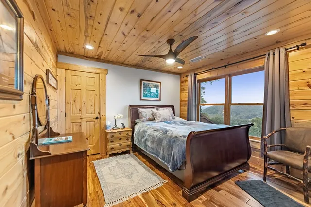 a view of a house with a large windows