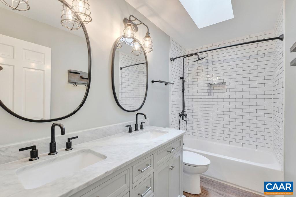 1900 Thunder Ridge Road Afton, VA 22920 - Photo 29 of 49 a bathroom with a sink a toilet and a mirror