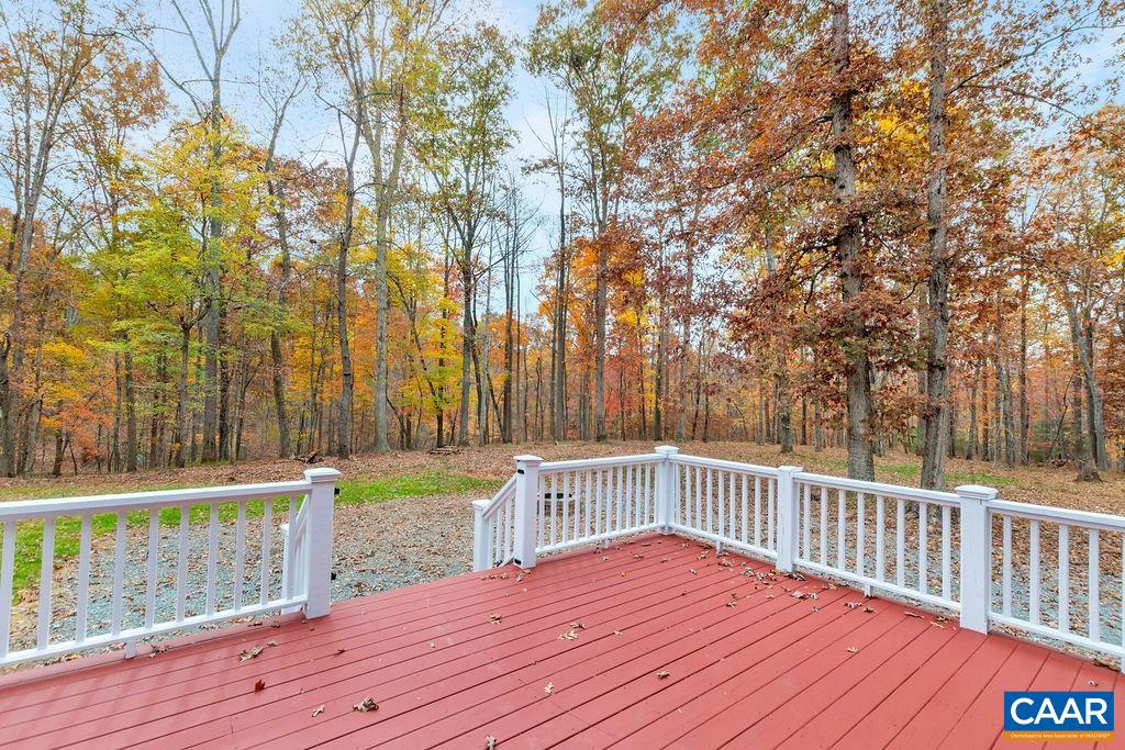 1900 Thunder Ridge Road Afton, VA 22920 - Photo 43 of 49 a view of a deck with a yard and wooden fence