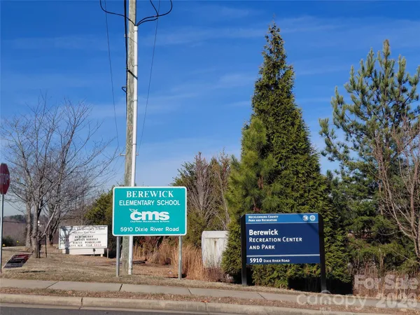 a sign on the side of a building