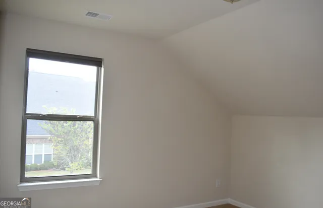 a view of a window in a room