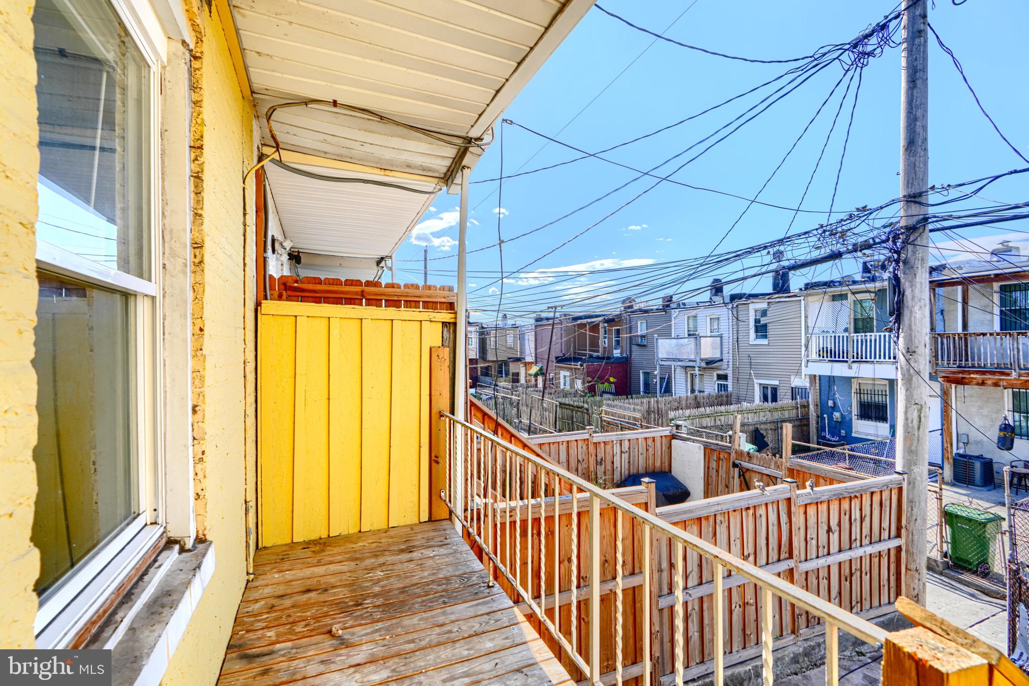424 North Linwood Avenue Baltimore, MD 21224 - Photo 9 of 28 a view of balcony with furniture