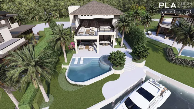 a view of a patio with swimming pool table and chairs