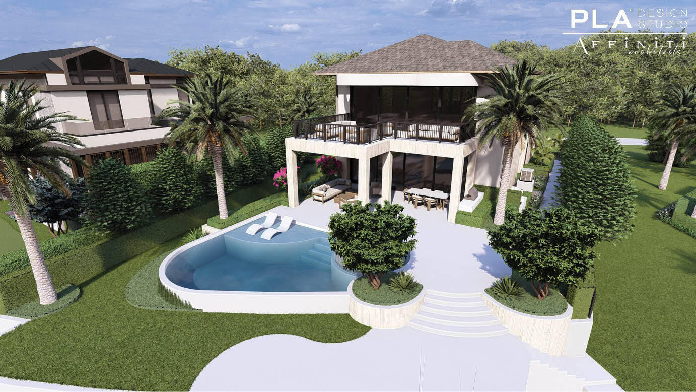 92 Island Drive South Ocean Ridge, FL 33435 - Photo 23 of 34 an aerial view of a house with a yard