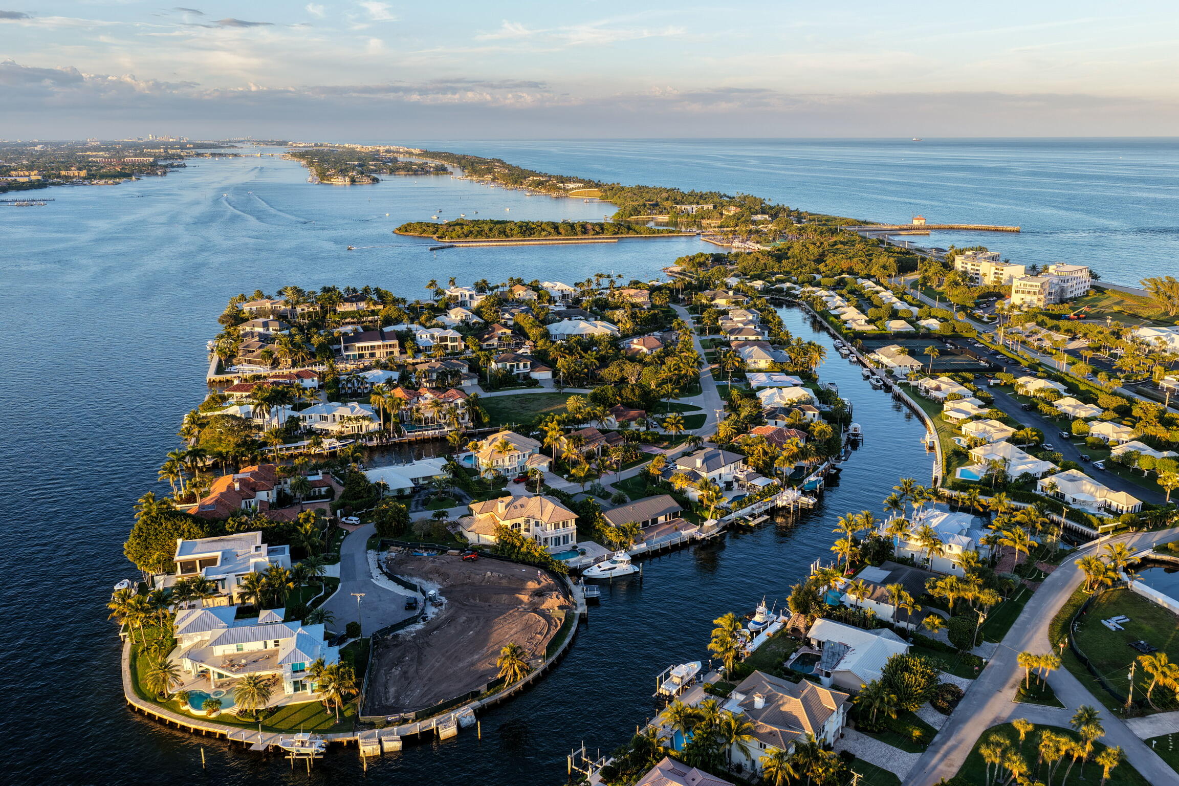 92 Island Drive South Ocean Ridge, FL 33435 - Photo 5 of 34 an aerial view of a house with a ocean view