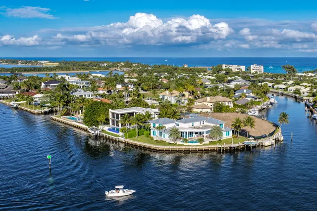 a view of a city with an ocean