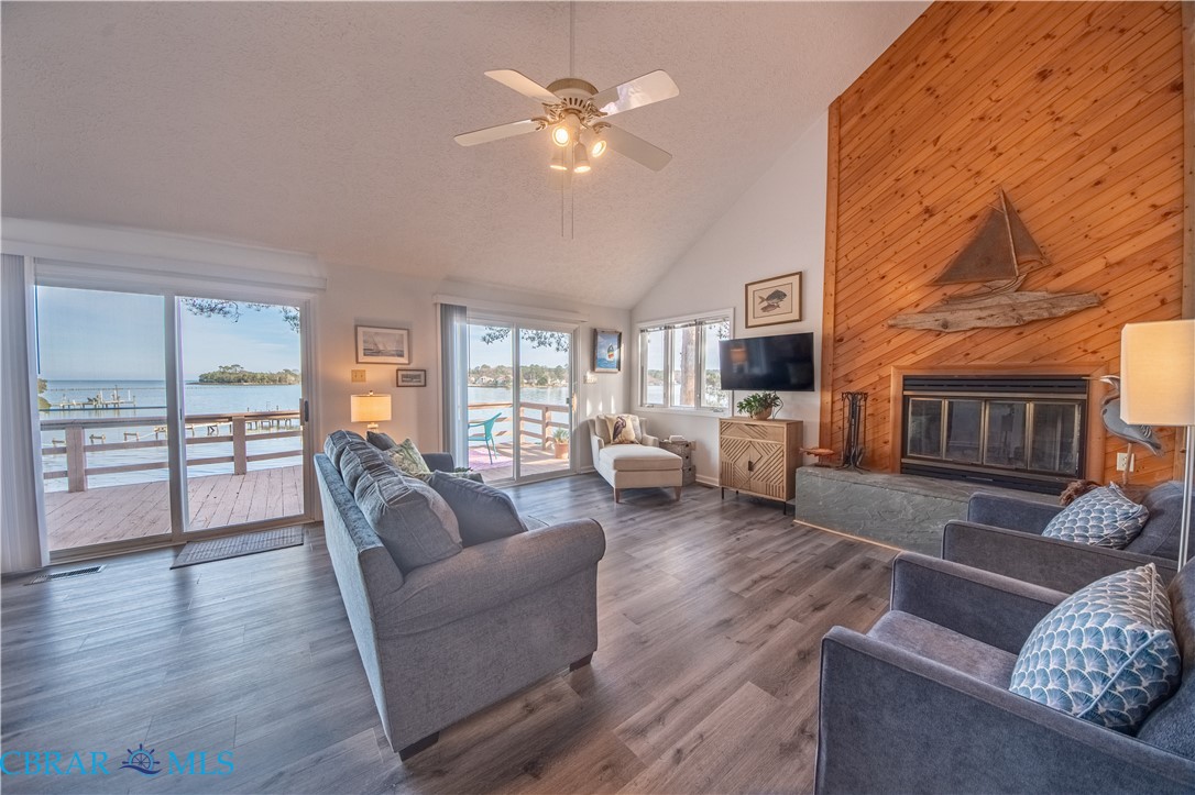 104 Heritage Point Road Deltaville, VA 23043 - Photo 14 of 47 Sliders open to the deck.Great for entertaining