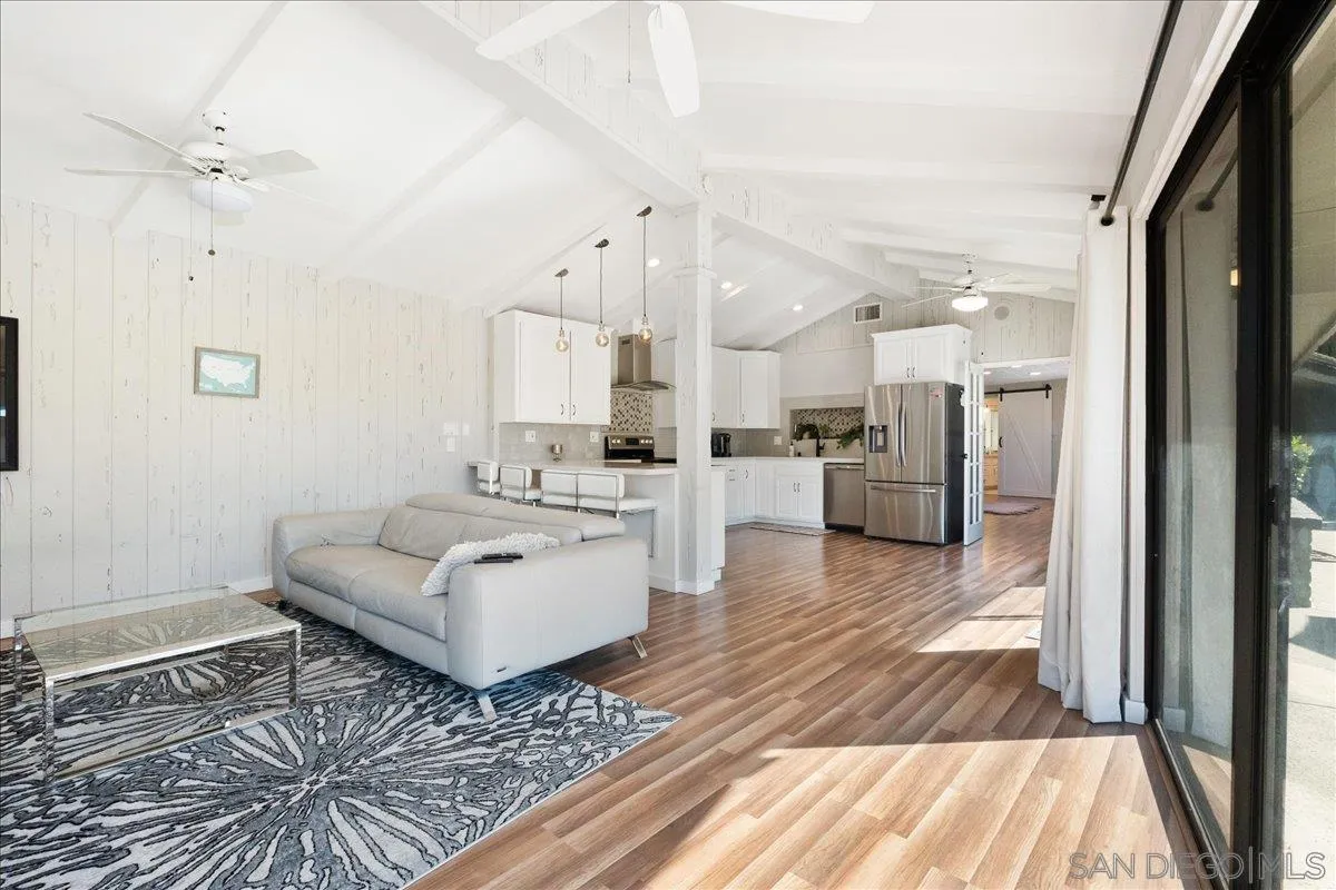 9817 Edgar Place La Mesa, CA 91941 - Photo 37 of 47 a living room with furniture and kitchen view