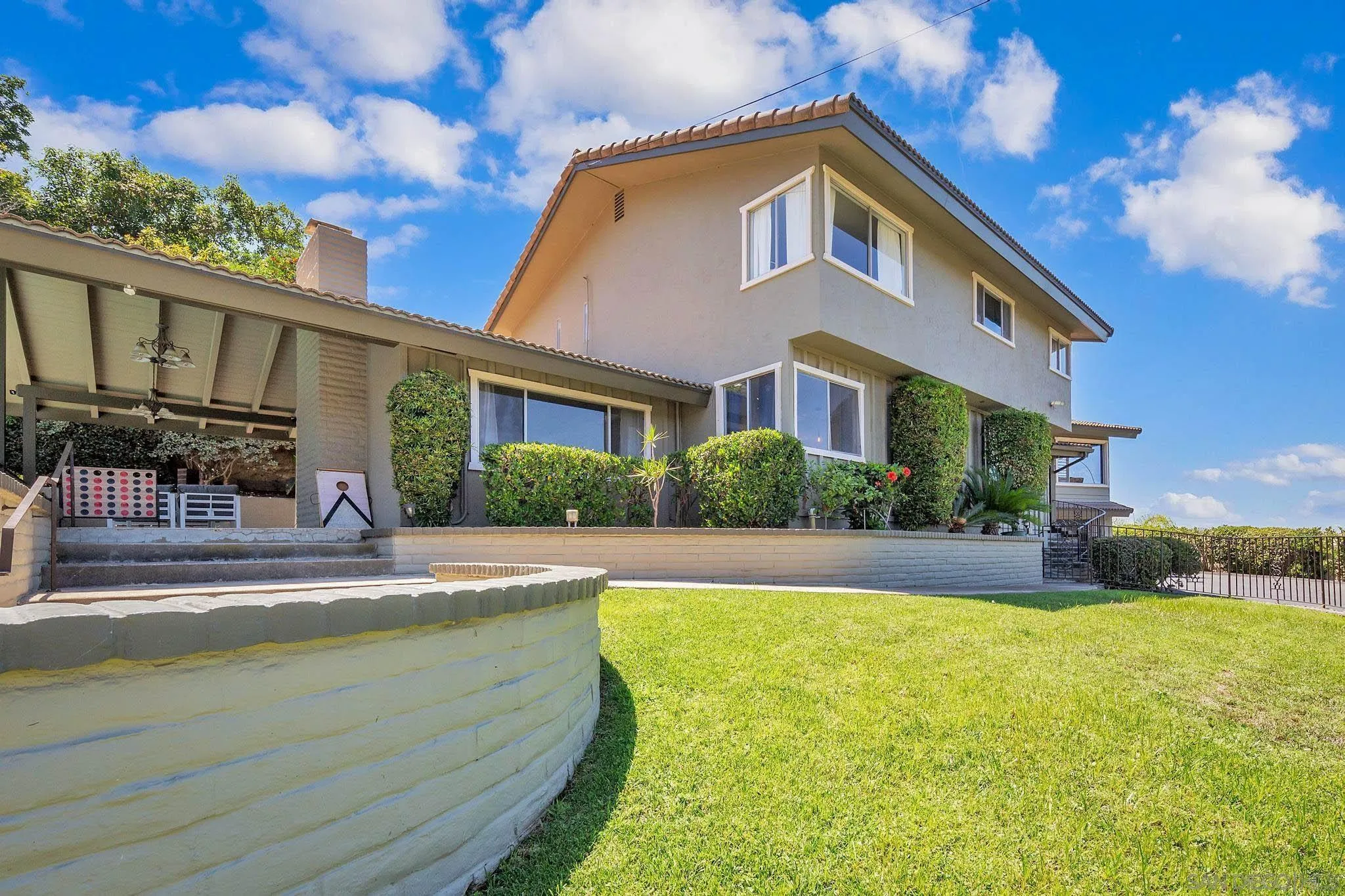 9817 Edgar Place La Mesa, CA 91941 - Photo 45 of 47 a house view with swimming pool and garden space