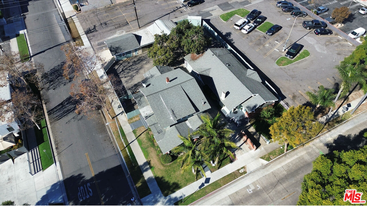 1606 North Bush Street Santa Ana, CA 92706 - Photo 12 of 13 an aerial view of a house with garden space and street view
