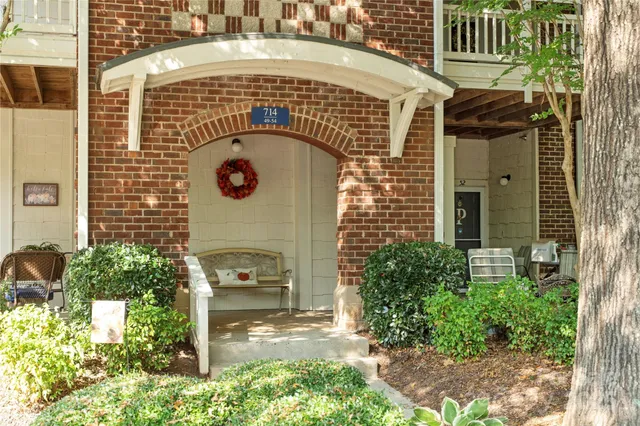 a front view of a building