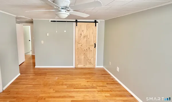 a view of an empty room