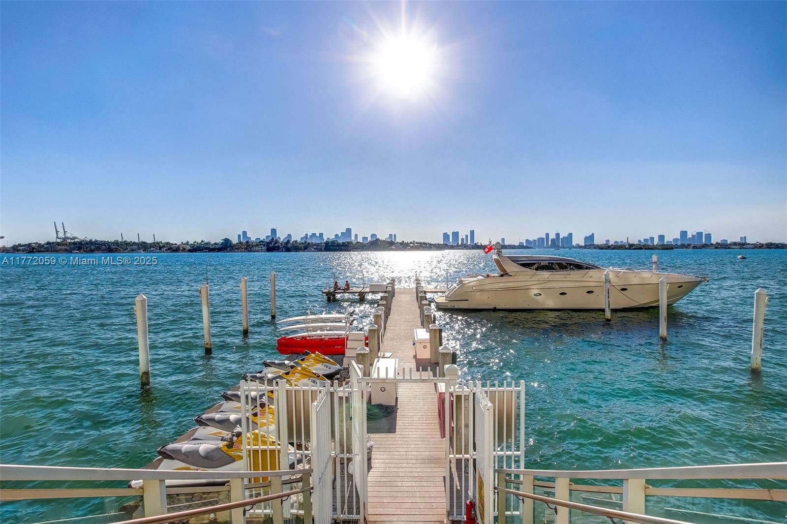 1035 West Avenue, Unit 507 Miami Beach, FL 33139 - Photo 21 of 22 a view of outdoor space with seating yard and ocean view