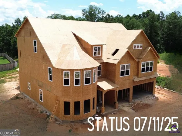 a view of house with sign board