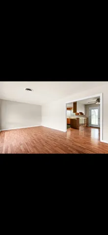 a view of beach with seating space