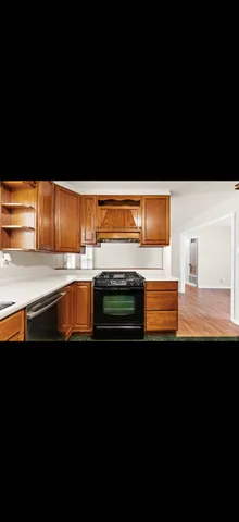 a view of kitchen with stainless steel appliances a sink and dishwasher