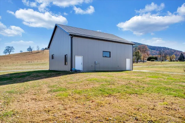 a view of an ocean and beach