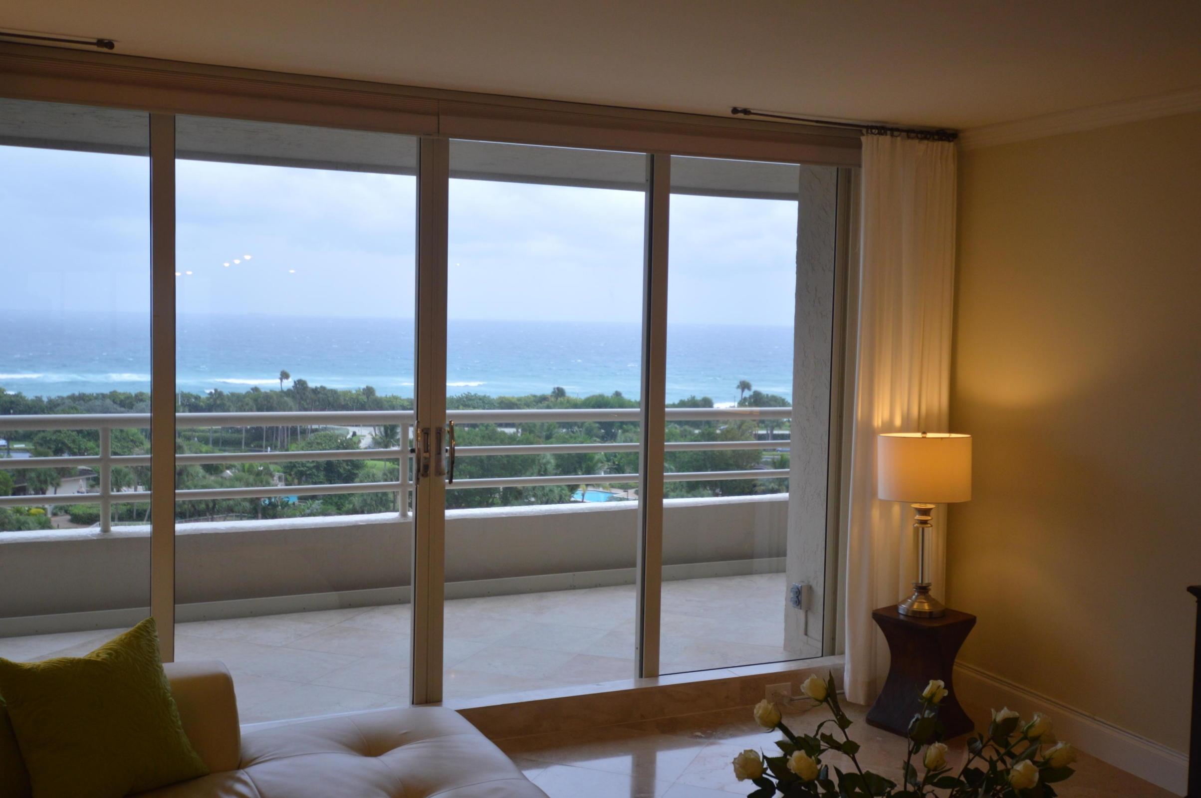 4101 North Ocean Boulevard, Unit D902 Boca Raton, FL 33431 - Photo 6 of 28 Living Room/ View
