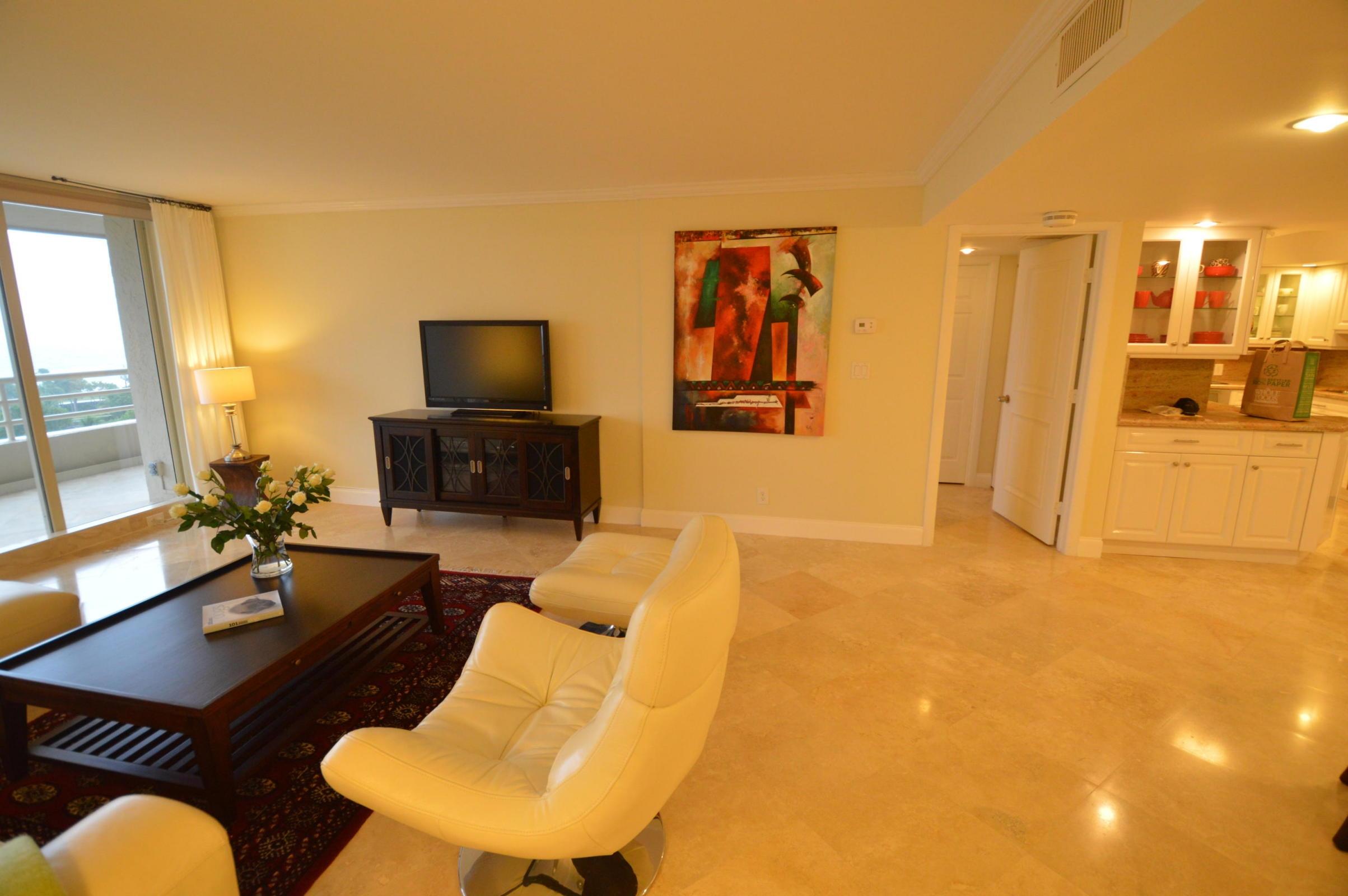 4101 North Ocean Boulevard, Unit D902 Boca Raton, FL 33431 - Photo 9 of 28 Living Room