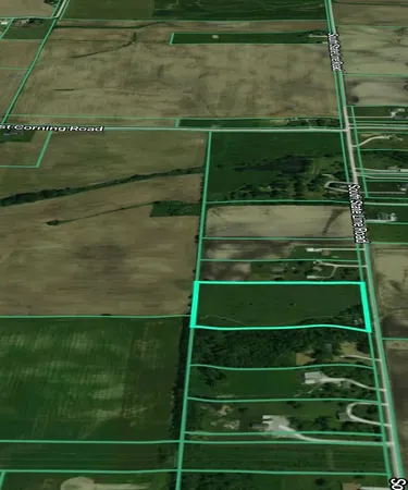 a view of an ocean and beach