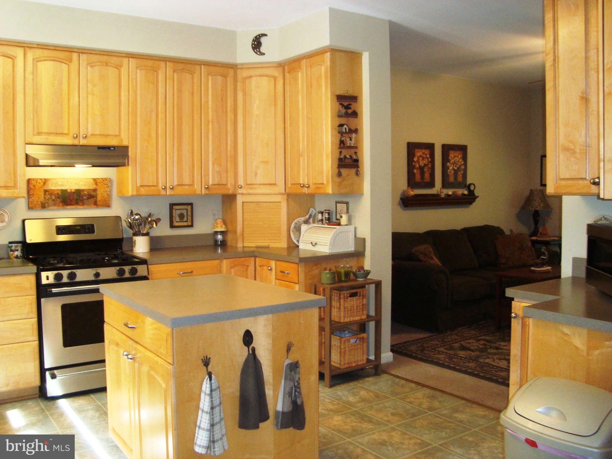 1901 Wilson Road White Hall, MD 21161 - Photo 11 of 26 a kitchen with a stove a sink and a refrigerator