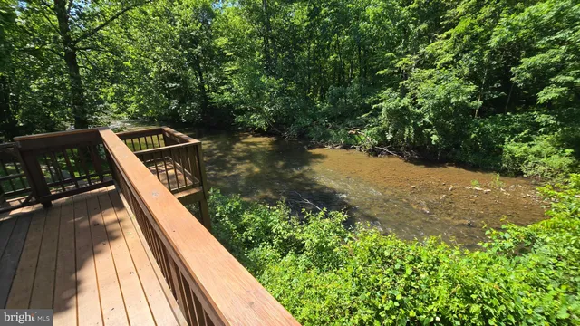 a view of a yard with chairs