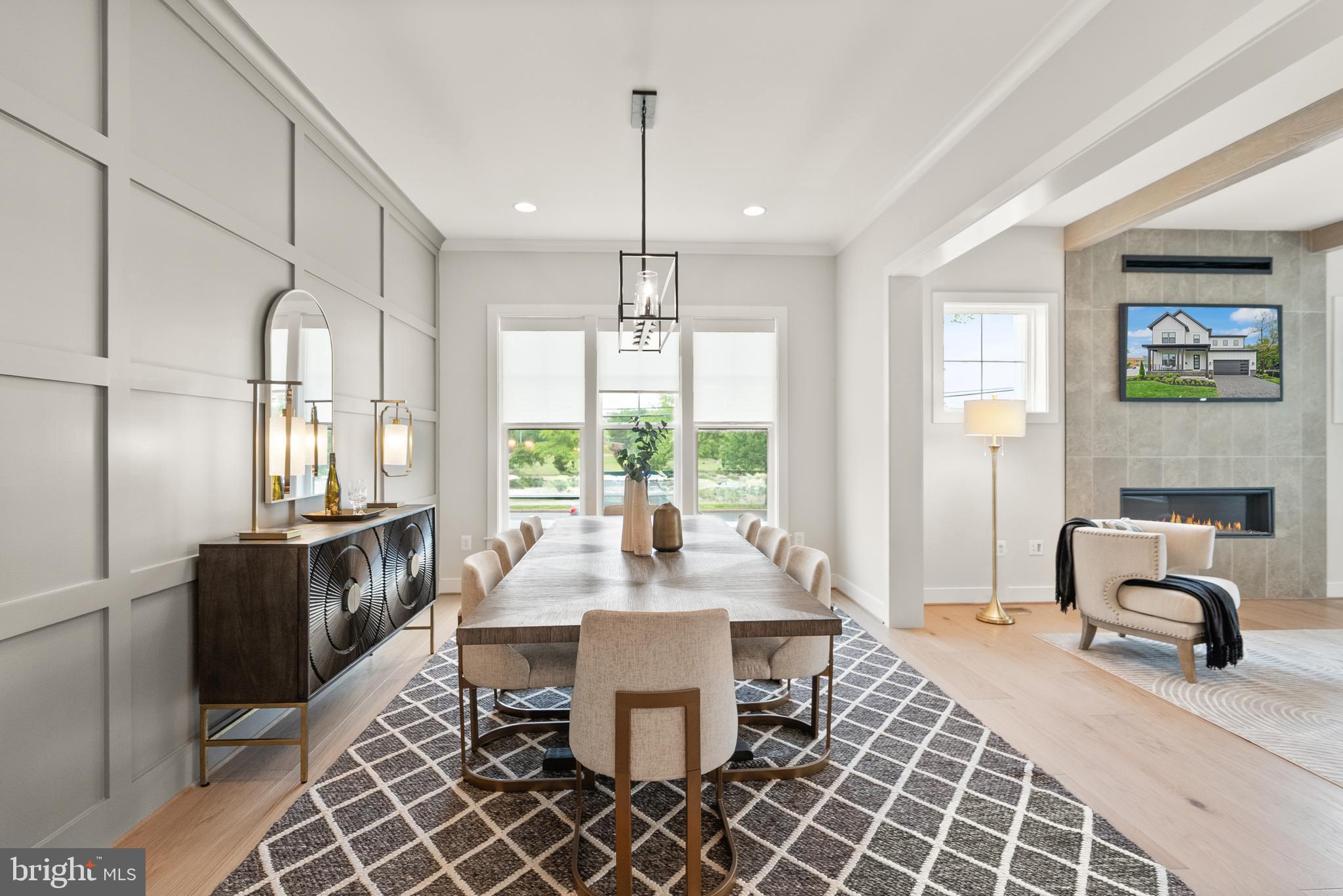 1212 Drake Street Southwest Vienna, VA 22180 - Photo 16 of 84 a view of a dining room with furniture window and outside view