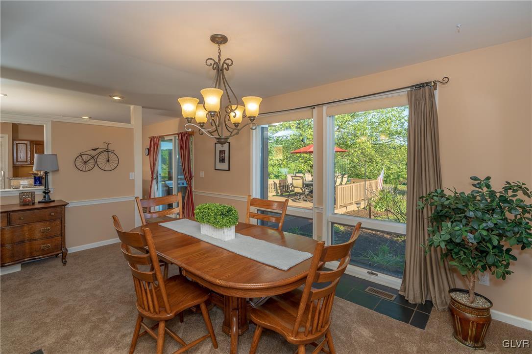 6774 Tollgate Road Zionsville, PA 18092 - Photo 8 of 25 Dining room with great views