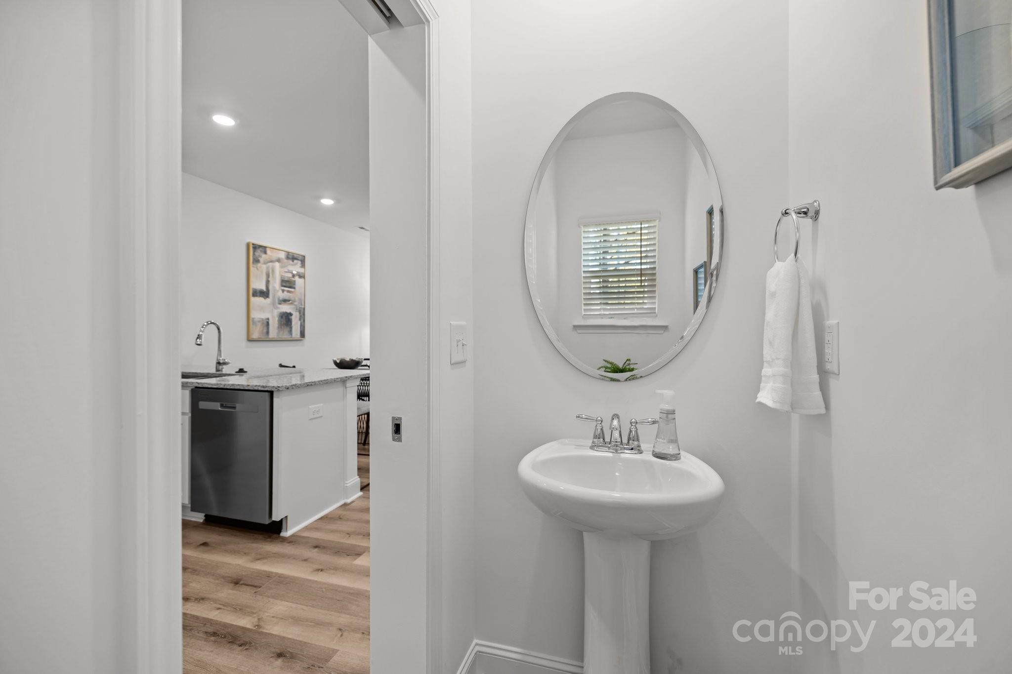 3018 Butler Hl Drive Matthews, NC 28105 - Photo 5 of 20 a bathroom with a sink and a mirror