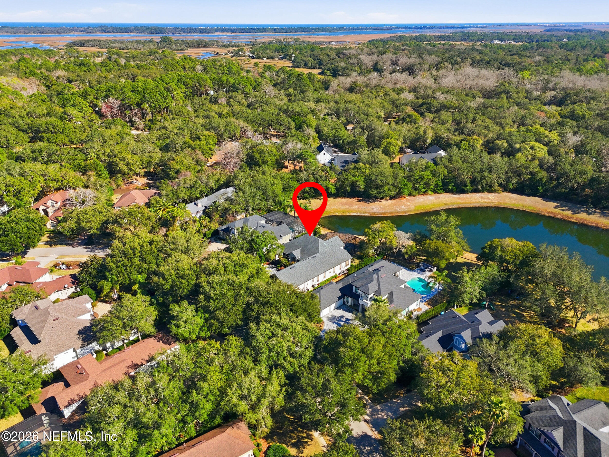 661 Treehouse Circle St. Augustine, FL 32095 - Photo 58 of 89 Drone w/ Pin