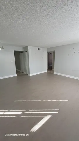a view of a livingroom with an empty space