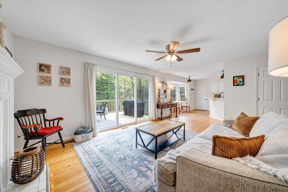 245 Timber Trail Lane Hardy, VA 24101 - Photo 12 of 38 a living room with furniture and a large window