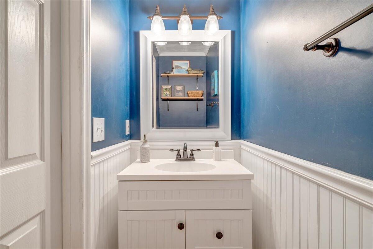 245 Timber Trail Lane Hardy, VA 24101 - Photo 17 of 38 a bathroom with a sink and a mirror