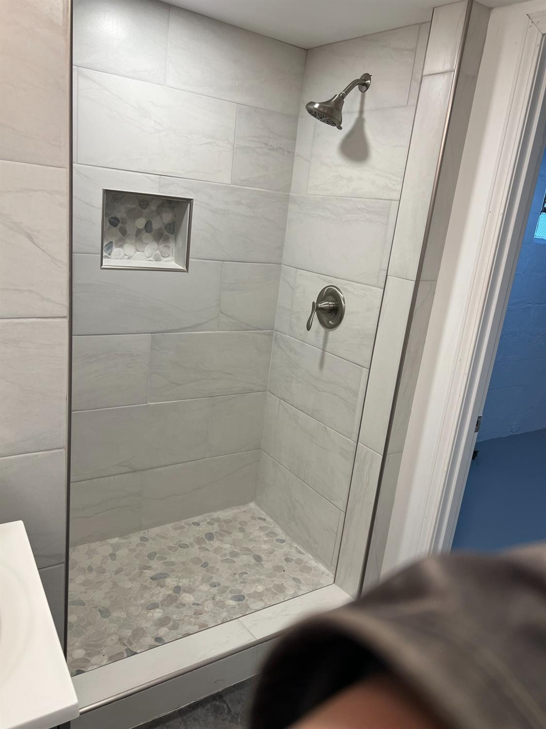 3863 Delaware Street Gary, IN 46409 - Photo 16 of 49 a bathroom with a shower