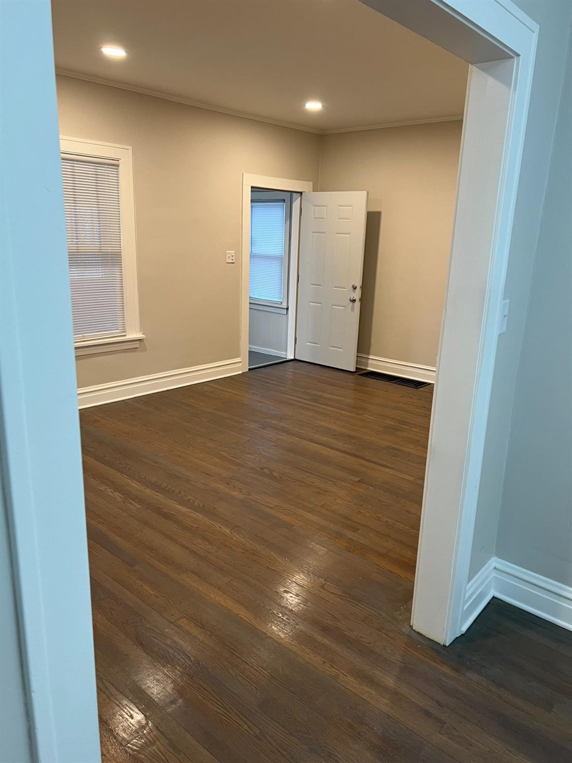 3863 Delaware Street Gary, IN 46409 - Photo 37 of 49 a view of an empty room with wooden floor and closet