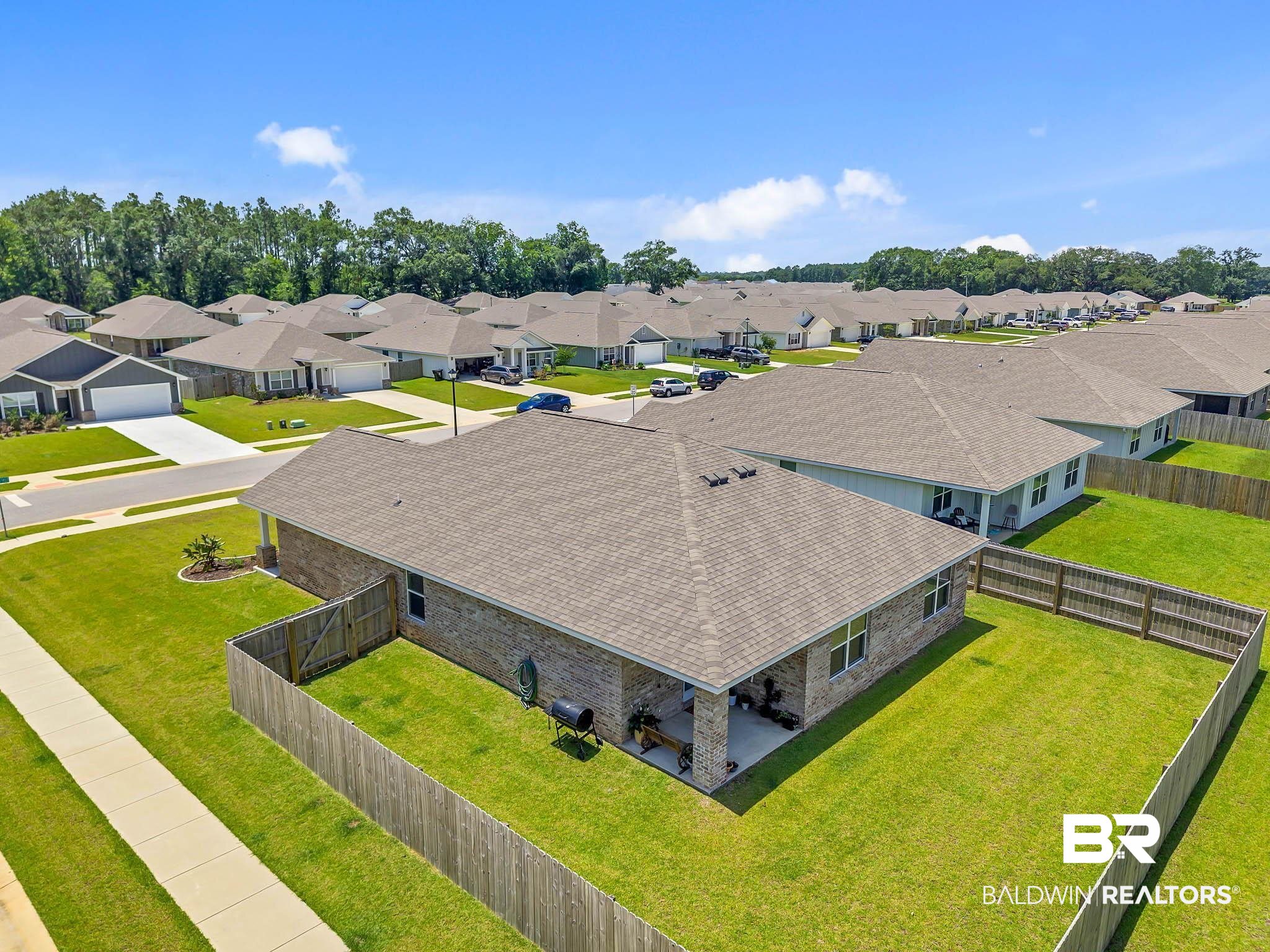 17217 REFLECTION Street Loxley, AL 36551 - Photo 62 of 83 Aerial perspective of suburban area