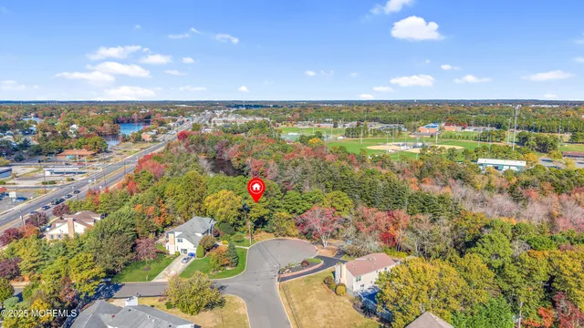 a view of an outdoor space with a lake view