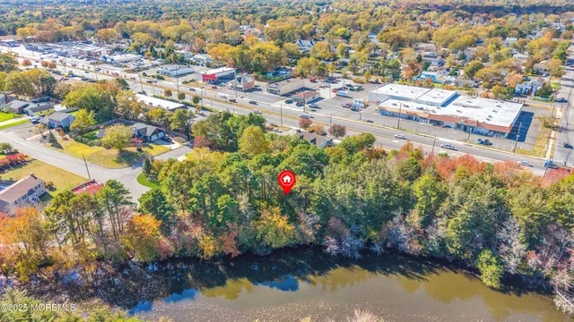 a view of city and swimming pool