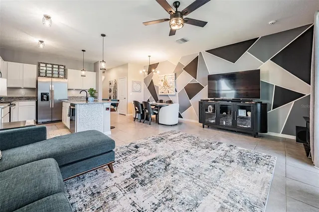 a view of entryway and hall with dining room