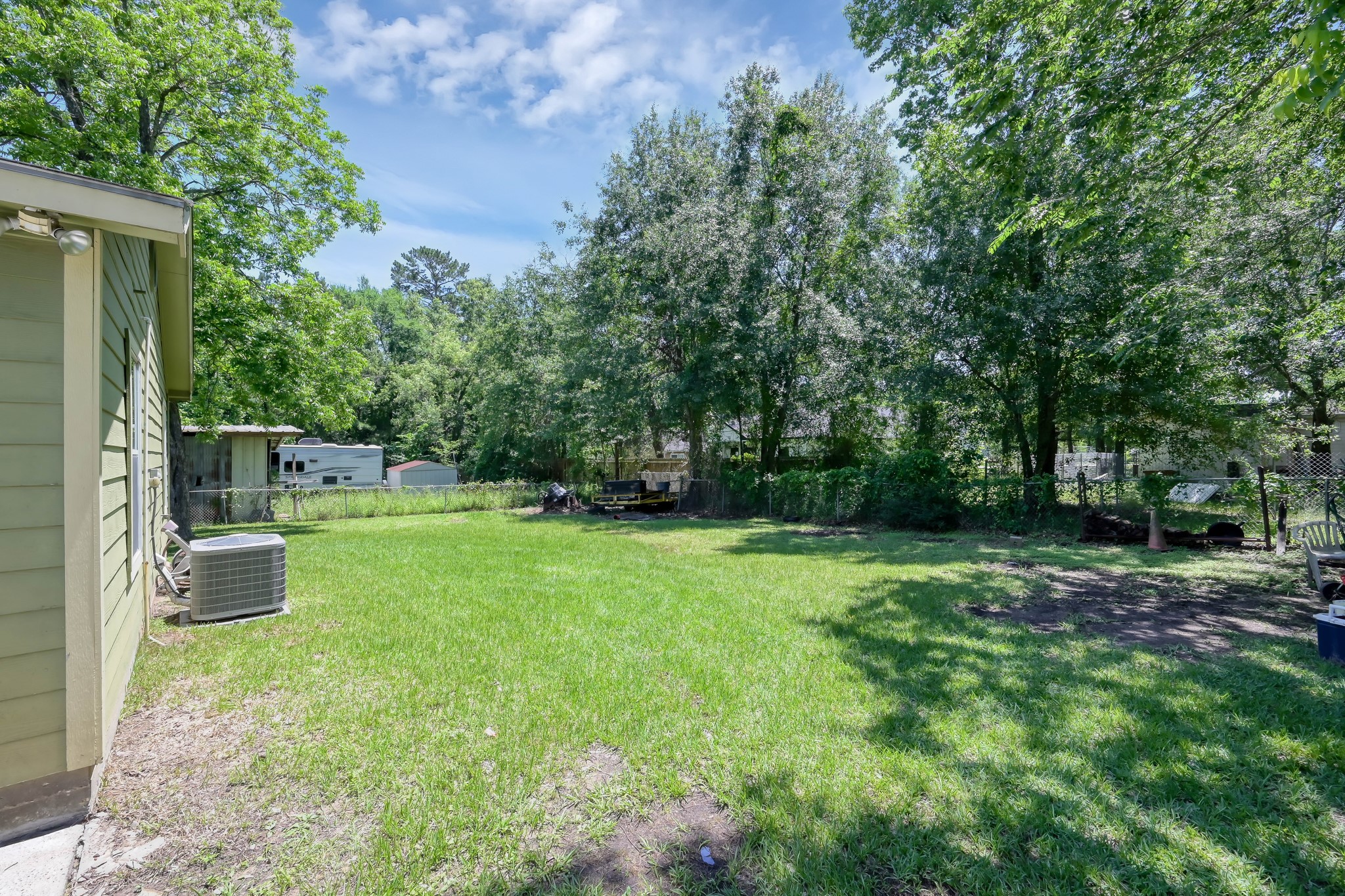 805 Webb Street Conroe, TX 77301 - Photo 19 of 19 a view of backyard with outdoor space