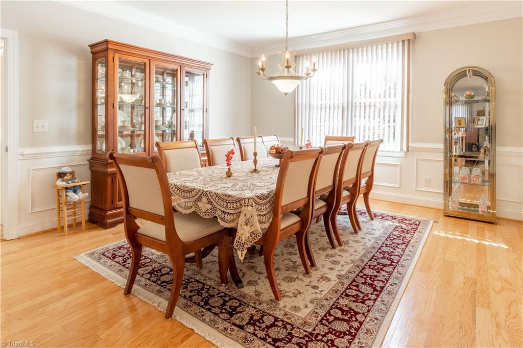 3860 Waterview Road High Point, NC 27265 - Photo 11 of 30 Dining Room Large enough for a table of 10 and still have room to expand.