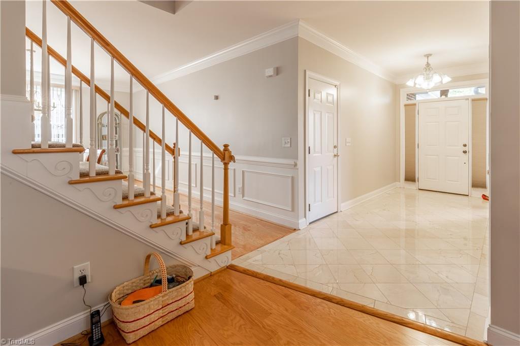 3860 Waterview Road High Point, NC 27265 - Photo 7 of 30 Beautiful Marble entry greets you as you enter the front door.