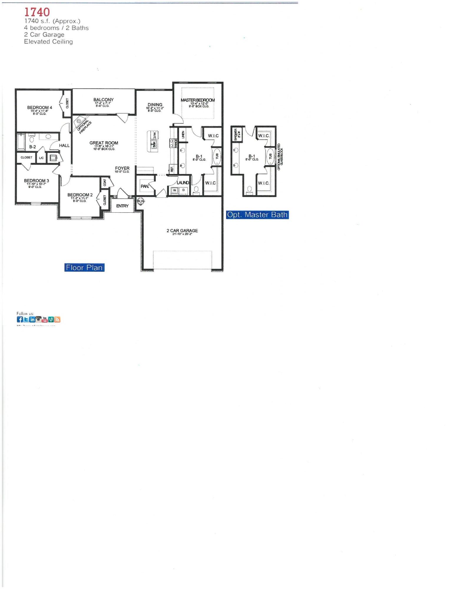 6002 Crocket Cove Crestview, FL 32539 - Photo 2 of 29 a picture of a floor plan